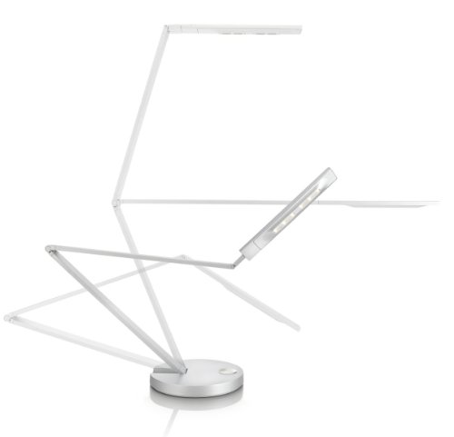 PHILIPS Lampada da Scrivania LED Fold alluminio