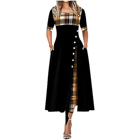 Vestido Mujer Princesa Vintage Aline Talla Grande Cover
