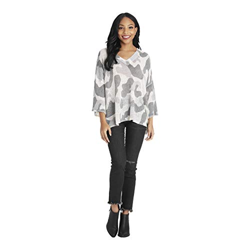 Image of Mud Pie Women's Scarlett Camo Sweater