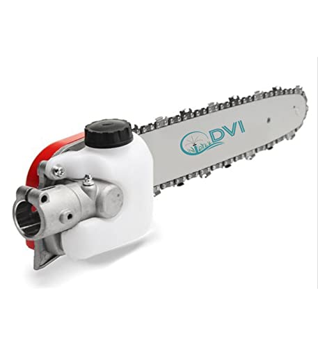 Image of DVI CHAINSAW ATTACHMENT FOR ANY BRUSH CUTTER /GRASS CUTTER(2 STROKE /4 STROKE) 9 TEETH SPILINE USED FOR HAND CHAIN SAW, TREE FELLING, PRUNING, TREE BRANCHES (FOR 28MM 9 SPILINE TEETH BRUSH CUTTER SHAFT)