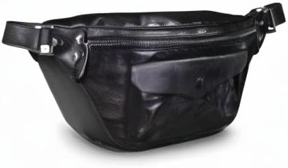 Genuine Leather Fanny Pack for Women and Men Vintage Real Leather Sling Bag Crossbody Bag Fashion Waist Bag Chest Purse - Image 8