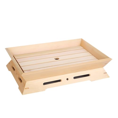 RORPOIR Wooden Sushi Boat, Portable and Lightweight, Suitable for Home, Restaurants, Hotels