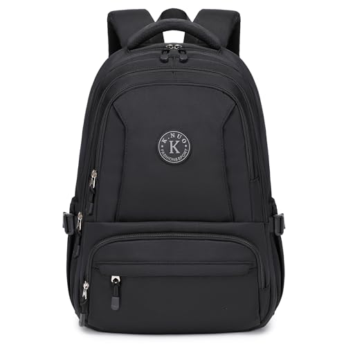 Laptop Backpack for Women Men 17 Inch , Anti Theft Carry on Travel Backpacks, Water Resistant College Bookbag Large Kids School Bag for Teens Boys Girls Business Work Back Pack Casual Daypack Black