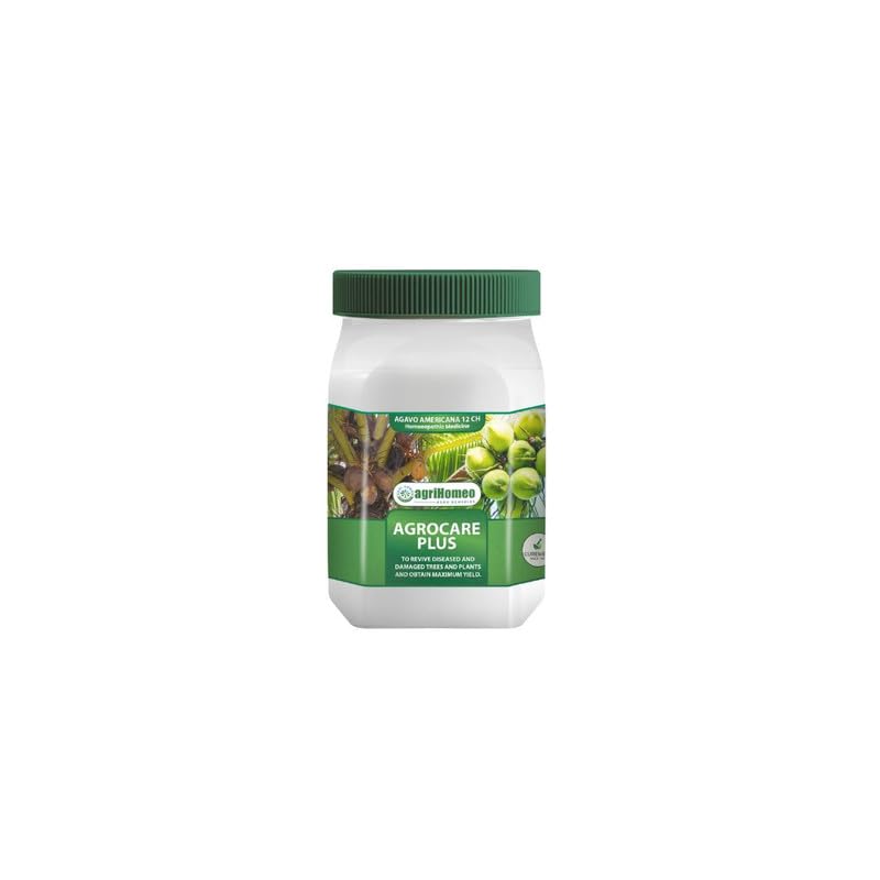 Image of Agrocare Plus Homeopathic Medicine to Revive Diseased And Damaged Trees And Plants For Maximum Yield, Suitable For Areca, Banana, Cardamom, Coconut, Fruits, And More (100 Gram),Powder