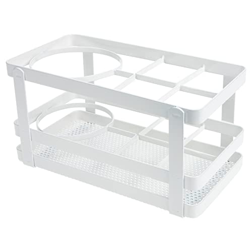 Beavorty Hair Dryer Holder Iron Craft Rack Desk Organizer Sturdy Home Storage for Hair Dryer Beauty Tools