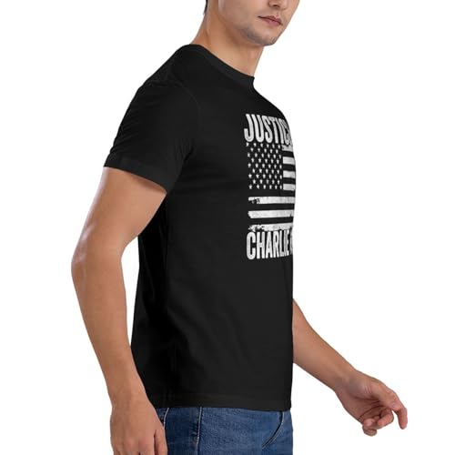Justice for Charlie Kirk T-Shirts for Women Men Charlie Kirk Tee Shirts for Men Women4