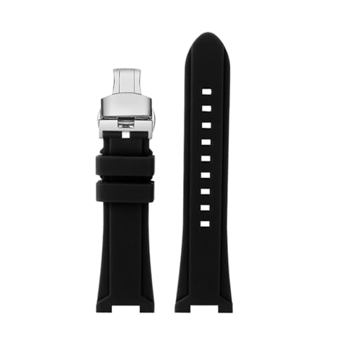 BYJQWKSQA �J�V�I PRW-1500 PRG-130Y PRG-240 PRW-1500Y �����V���R�[�����o�[�X�g���b�v PROTREK �V���[�Y�X�|�[�c���v�o���h�j���u���X���b�g�ƌ݊���������܂�(Black silver,PRW-1500)