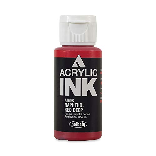 Holbein Acrylic Ink - Naphthol Red Deep