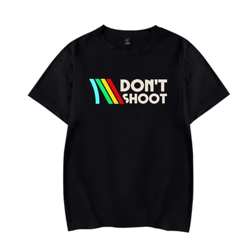Arc Raiders Don't Shoot - Camiseta unisex informal de manga corta con cuello redondo, Negro, M