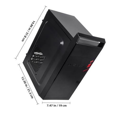 Gabinete de computadora DOITOOL Mini Small Form Factor metálico portátil, contenedor compacto para oficina y uso doméstico miniatura 2