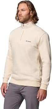 Columbia Meia zíper masculina Hart Mountain II, Aveia mesclada, GG