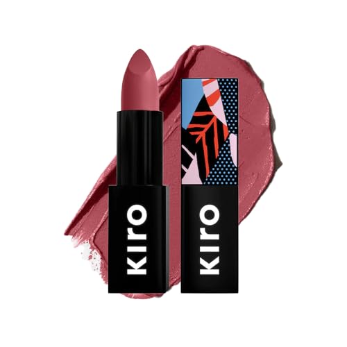 Image of Kiro Moist Matte Lipstick - Ginger Tea (Soft Berry), 4.2g | Super-Pigmented, Long-Lasting, Moisturizing, Non-Drying, Non-Feathering, Smudge Proof | Skin Care Infused with Natural Oils