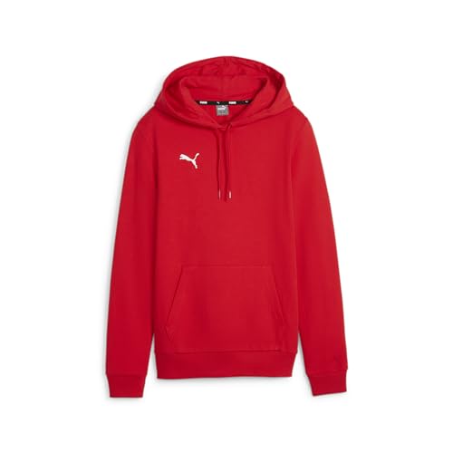 Puma Damen Teamgoal Casuals Hoody Wmn Pullover, Puma Red-Puma White, L EU