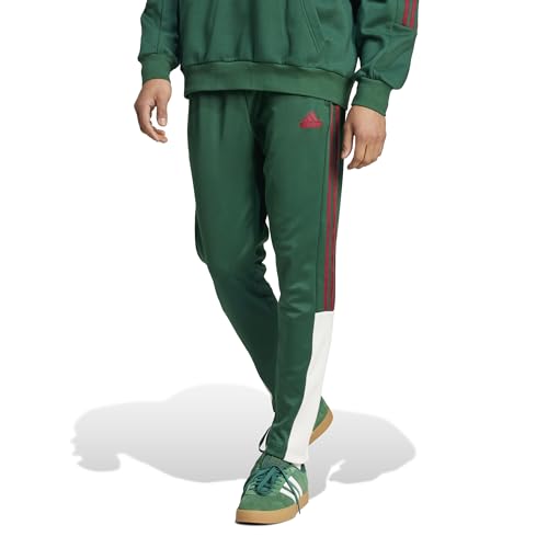 adidas House of Tiro Nations Herren-Hose, Dark Green/Cloud White/Collegiate Burgundy, 3XL