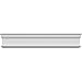 Ekena Millwork CRH05X111HO 111" Bottom Width x 112 1/2" Top Width x 4 5/8"H x 1 1/8"P Holmdel Crosshead