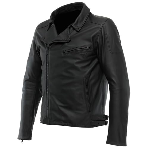 Dainese Chiodo Blouson en cuir de moto, schwarz, 54