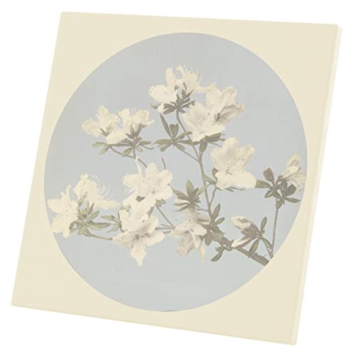 Tableau Décoratif Fleur de Lys toile imprimée ornement élégant 60 cm x 60 cm