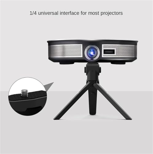 Proyector de escritorio multifuncional con trípode plegable y soporte portátil estable 5
