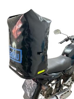 Baú de Lona Moto 50L Impermeável para Delivery e Entregadores – Flexível Universal Resistente | Baslu