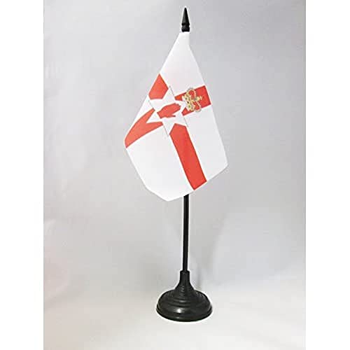 AZ FLAG - Tischflagge Nordirland - 15x10 cm - Irische Nordfahne Tischfahne 10 x 15 Cm - Flaggen