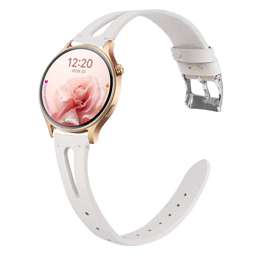 Bracelet cuir montre connectée Aeac IDW19 IDW28 20mm 22mm fin vintage