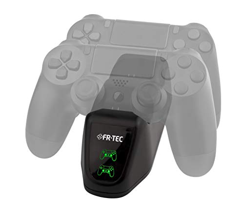 FR·TEC - Dual Charger, Cargador Mandos Doble Dualshock 4 - PS4
