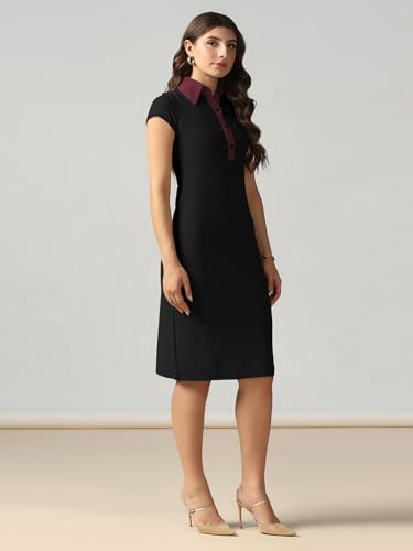 Image of Selvia Western Lycra Plain One Piece Bodycon