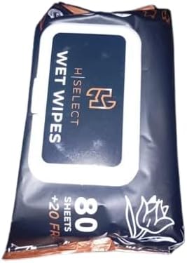 Premium Wet Wipes (Set of 100) – Gentle Multi-Purpose Cleaning Wipes for Hands, Face & Everyday Messes – Convenient On-the-Go Hygiene & Household Cleaning Essential for Home, Travel & Family