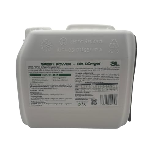 Green Power Bio Cannabis Dünger 5in1 S&R Organics für Wuchs und Blüte (3L)