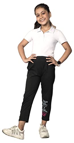 Image of Girl's Cotton Regular Fit Trackpants