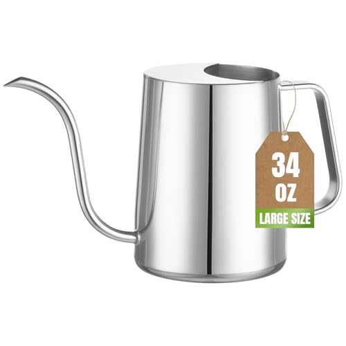 Ratrabas 34oz/1000ml Watering Can Indoor Plants with Long Spout...