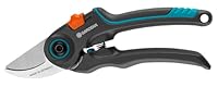 Gardena Garden Secateurs ExpertCut: Precision secateurs, Bypass Cutting for Branches/Twigs/Fruit Trees, max. Cutting Ø 22 mm, 2-Stage Handle Width (12203-20)