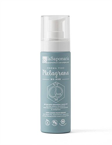 La Saponaria | Crema facial antiedad con granada – Fórmula natural y vegana que nutre, regenera y protege la piel, ayudando a reducir líneas de expresión y signos del envejecimiento.