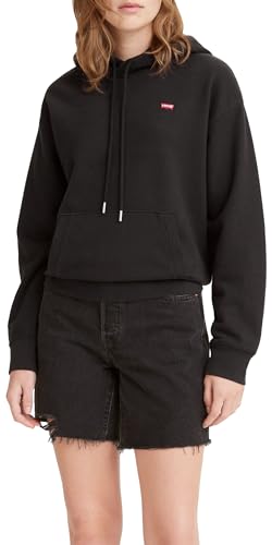 Levi's Damen Standard Sweatshirt Hoodie Kapuzenpullover,Caviar,M