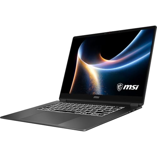 Image of EXCaliberPC [2026] MSI Prestige 16 Flip AI+ C3MTG-056US (Intel Core Ultra 9 388H, 32GB LPDDR5X, 4TB NVMe SSD, Intel Arc, 16 inch OLED 120Hz Touch, Windows 11) Touchscreen Laptop