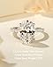 RURULUYA 3.5CT Oval Cut Engagement Rings for Women,Simulated Diamond Ring,925 Sterling Silver 18K Yellow/White Gold Plated Promise Ring (White Gold(3.5CT), 7)