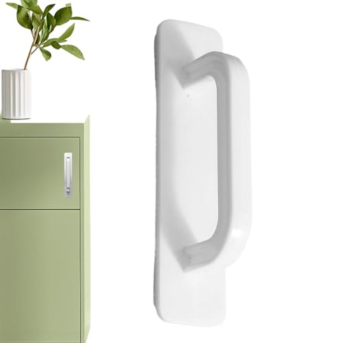 キャビネットプルハンドル、ガラスドアハンドル | ガラスドアハンドル食器棚のハンドル引き出しの取っ手,キッチン、寝室、リビングルーム、書斎、バルコニー用の貼り付け式プッシュプルグリップ