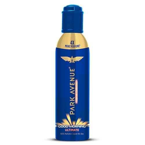 Park Avenue Good Morning Ultimate NO GAS Premium Perfume for Men Fresh Long Lasting Fragrance, 130 ml