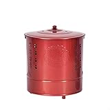 Paper Burning Bin, Heavy Duty Burn Barrel with Grid Frame, Fire Hook, Garden Waste Burner for Paper Leaves Trash Backyard Debris(40cm)