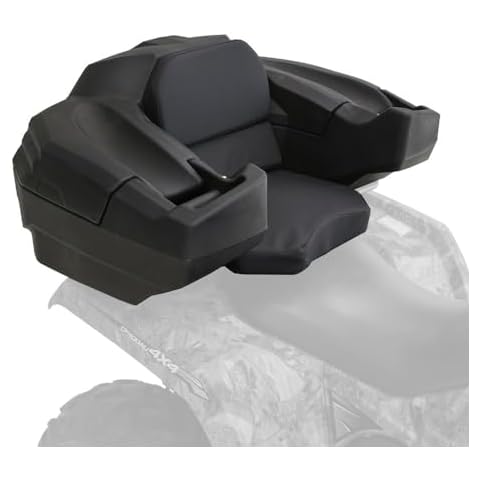 Rage Powersports Black Widow ATV-CB-L7500 16.5" H ATV Rear Rack Locking ATV Cargo Box Cover