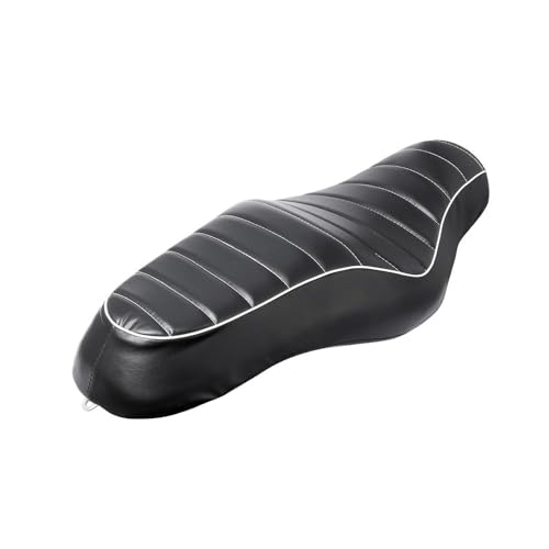 Coussins de siège moto noirs double densité confort conducteur passager Sportster 883