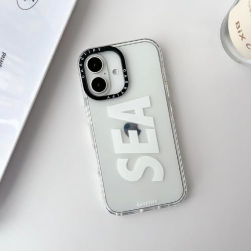 Image of for iPhone 17 SEA Case Transparent, Grip Case Silicon Slim Fit Shock-Absorbing TPU Bumper & Anti-Yellowing Clear Protective Back Coverfor iPhone 17 (White, 01)