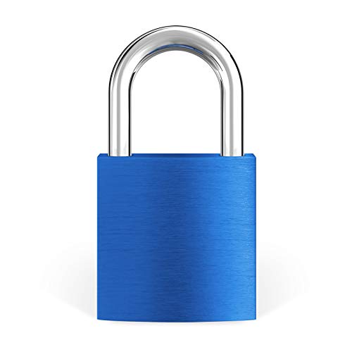 Liebesschloss Factory Blaues Vorhängeschloss mit Schlüssel