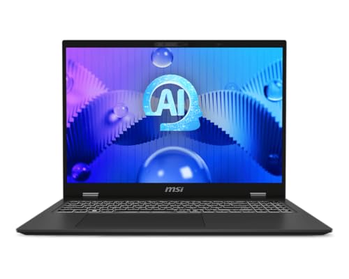 MSI Prestige 16 AI Studio B1VFG-045FR Intel Core Ultra 7 155H Ordinateur Portable 40,6 cm (16 Zoll) Quad HD+ 32 Go LPDDR5-SDRAM 1 auf SSD NVIDIA GeForce RTX 4060 Wi-Fi 7 (802.11be) Windows 11 Pro Gris