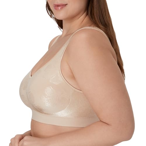 Image of Bali Women's Wireless Bras for Women - Comfort Revolution Wireless Bra - Adjustable & Supportive - Plus Size Women