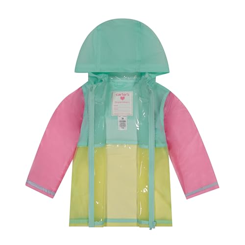 Carter's Girls Color Splash Rainslicker Rain Jacket2