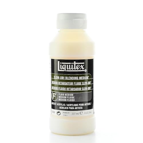 Liquitex Professional Slow-Dri Blending Fluid Medium, 8-oz (6308)