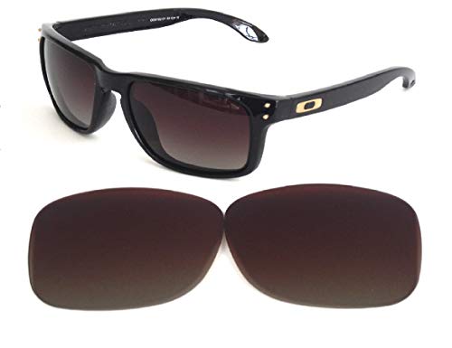 Verres Oakley Holbrook rechange Galaxy marron dégradé UVAB
