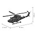 RBLOCTOYNY Bell-412 Helicopter Blocks Set for Adults, MOC Aircraft Model with Detailed Rotors & Transparent Cockpit, Desk Display & Decor, Gift for Military Enthusiasts, Designed by Zaturon (738PCS)