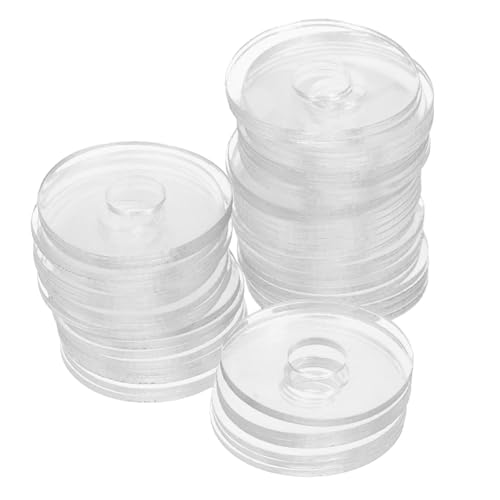 GLEAVI 50piezas Unidades Arandelas Transparentes Planas Para Manijas De Ducha Anillos De Sellado Resistentes y Duraderos Para Fijación y Reemplazo De Juntas Baños